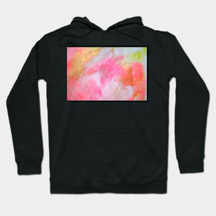 Pink gold abstract Hoodie